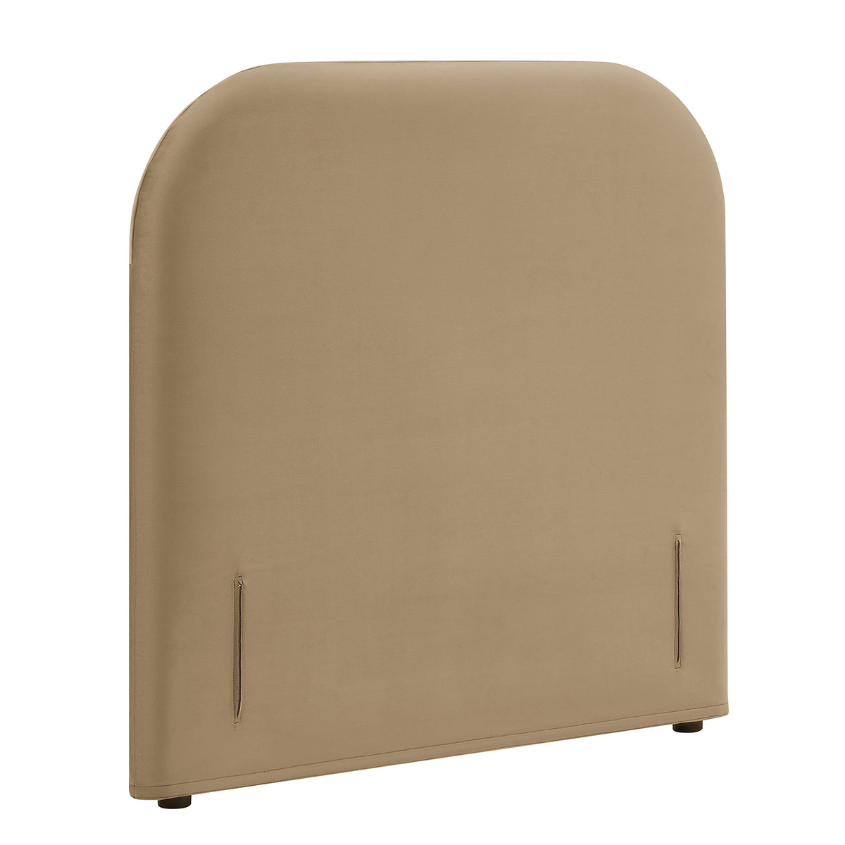 Keynote Twin Stain-Resistant Performance Velvet Headboard - Taupe