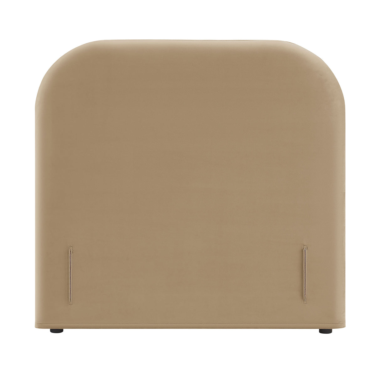 Keynote Twin Stain-Resistant Performance Velvet Headboard - Taupe