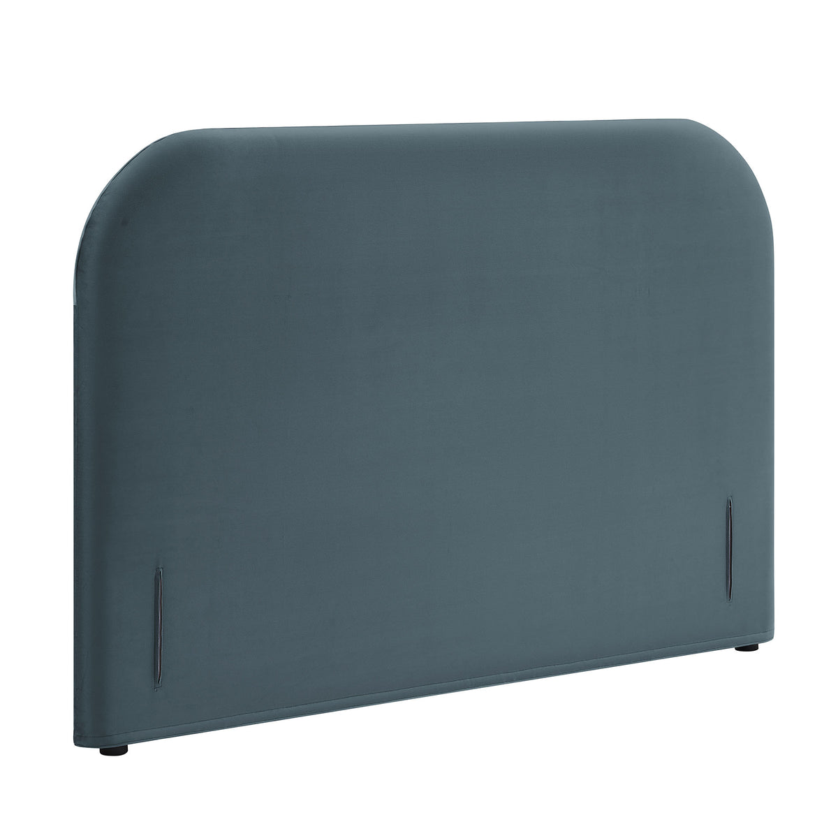 Keynote Full Size Stain-Resistant Performance Velvet Headboard - Cadet Blue