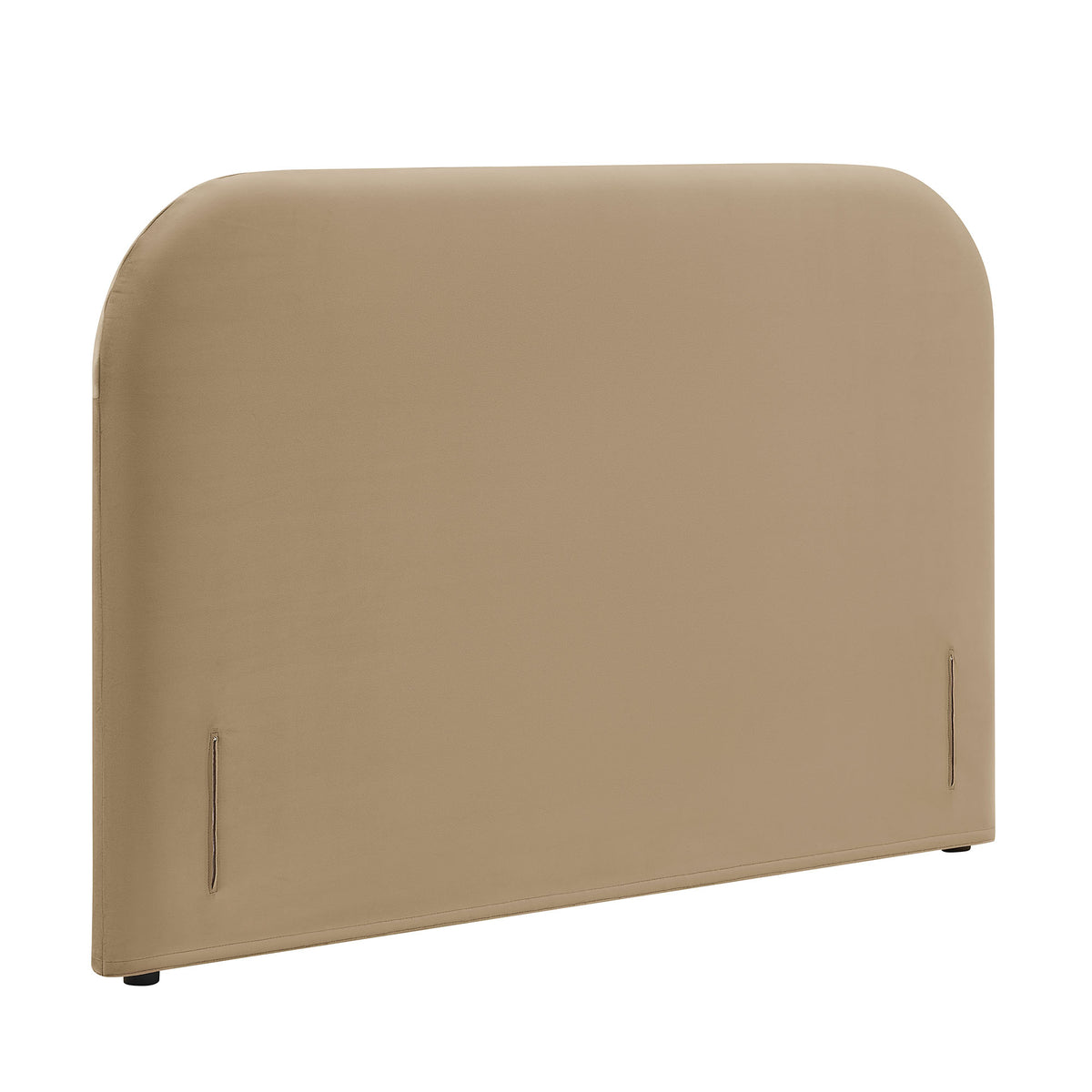 Keynote Full Size Stain-Resistant Performance Velvet Headboard - Taupe