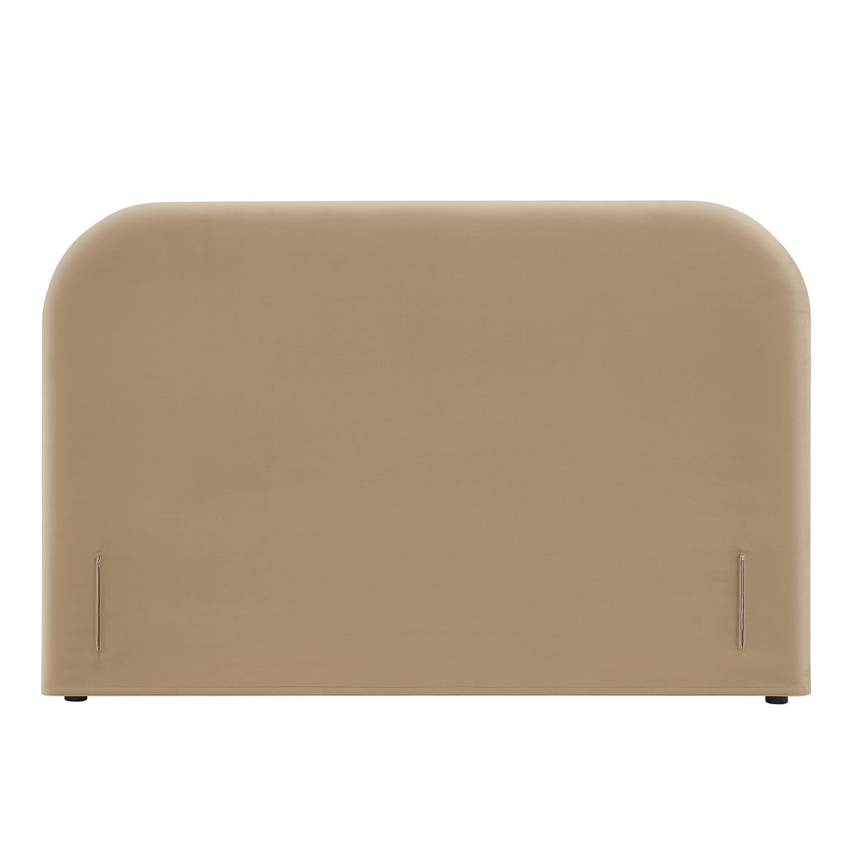 Keynote Full Size Stain-Resistant Performance Velvet Headboard - Taupe
