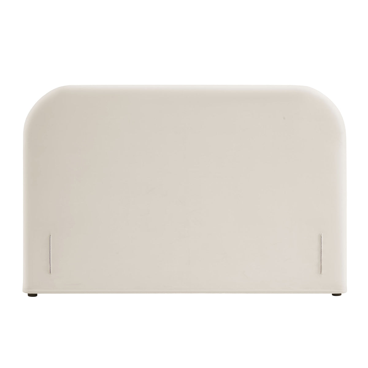 Keynote Queen Size Stain-Resistant Performance Velvet Headboard - Alabaster
