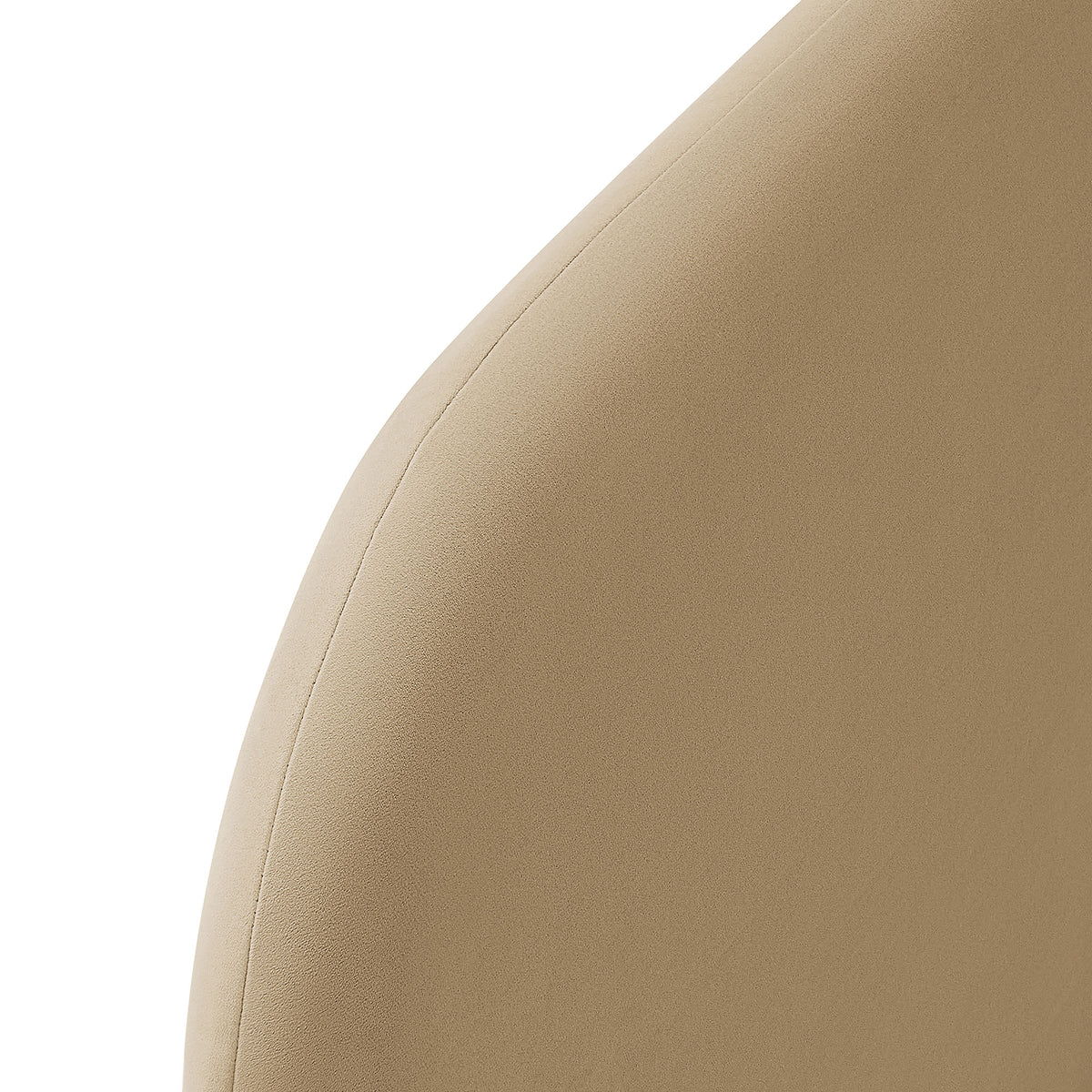 Keynote Queen Size Stain-Resistant Performance Velvet Headboard - Taupe