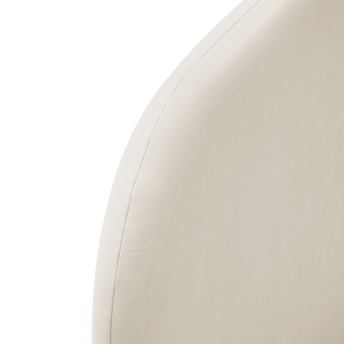 Keynote King Size Stain-Resistant Performance Velvet Headboard - Alabaster