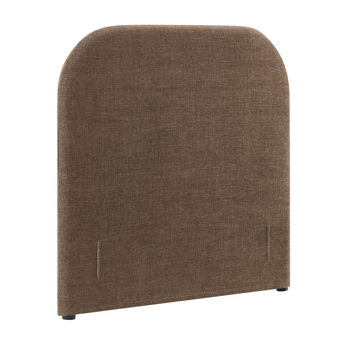 Keynote Twin Size Upholstered Fabric Headboard - Mocha