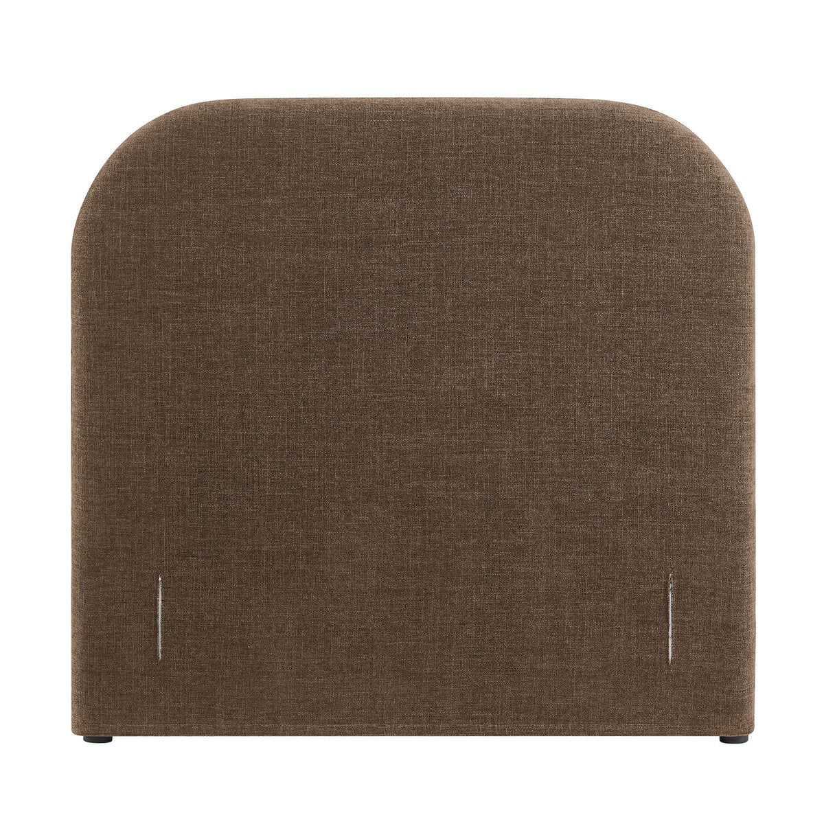 Keynote Twin Size Upholstered Fabric Headboard - Mocha