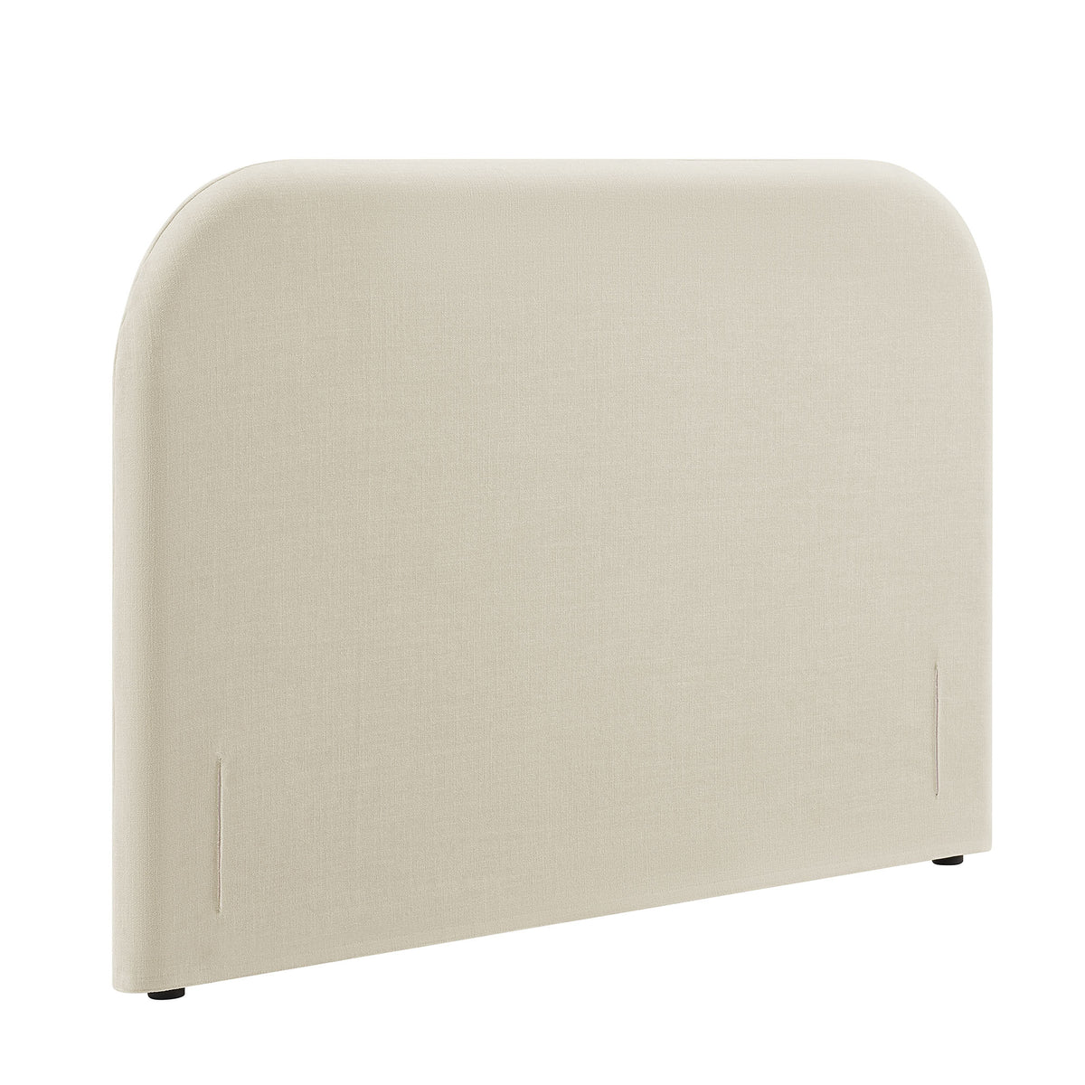 Keynote Full Size Upholstered Fabric Headboard - Ecru