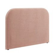 Keynote Queen Size Upholstered Fabric Headboard - Blush