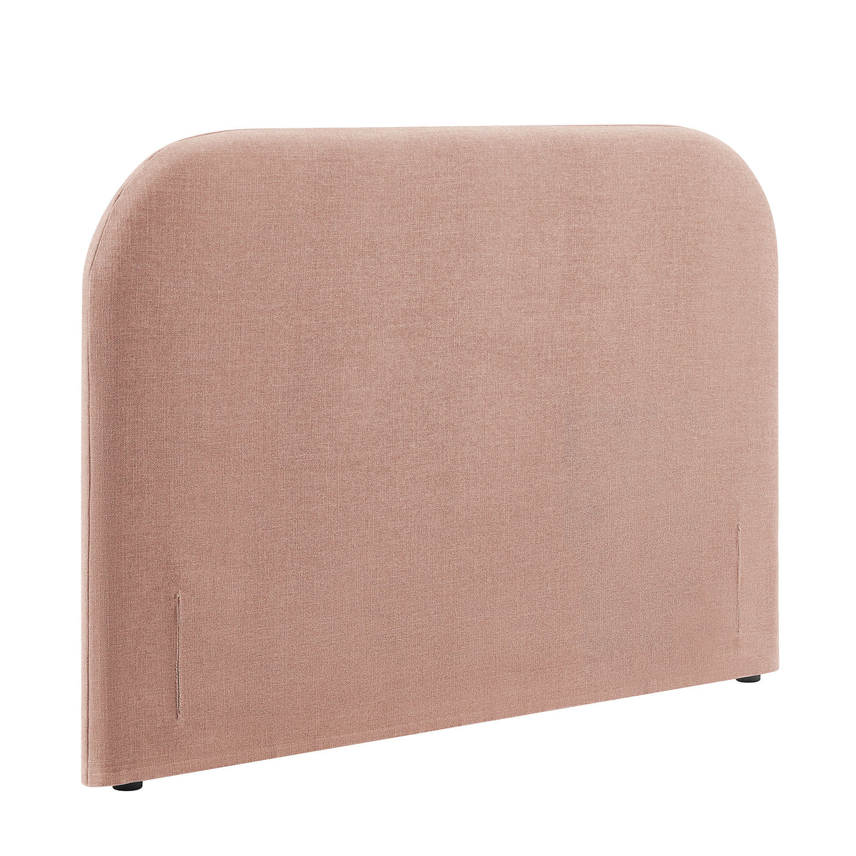 Keynote King Size Upholstered Fabric Headboard - Blush