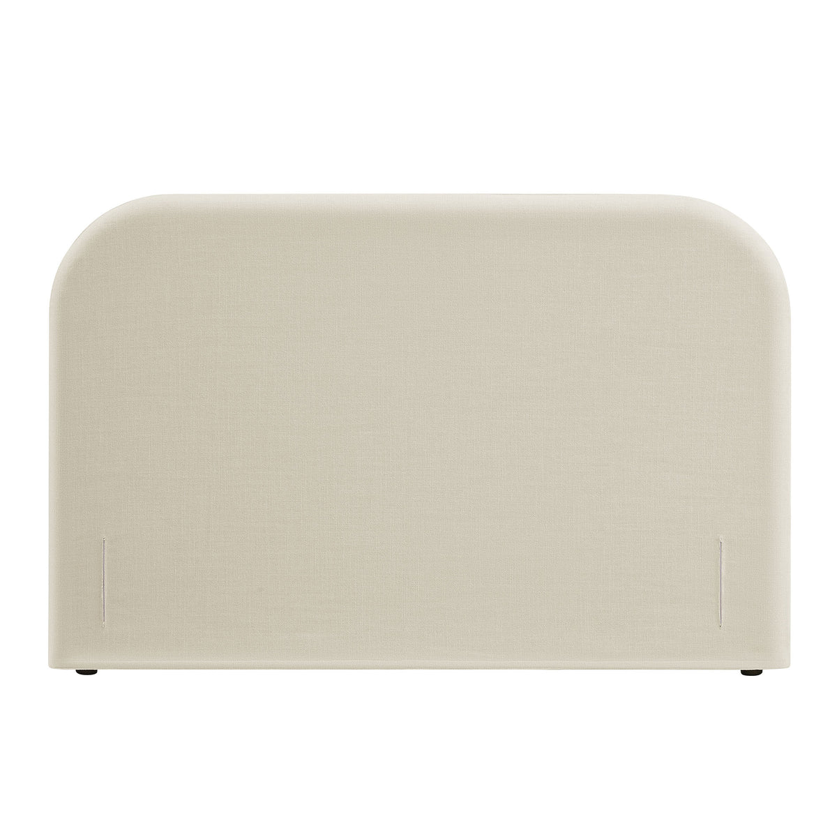 Keynote King Size Upholstered Fabric Headboard - Ecru