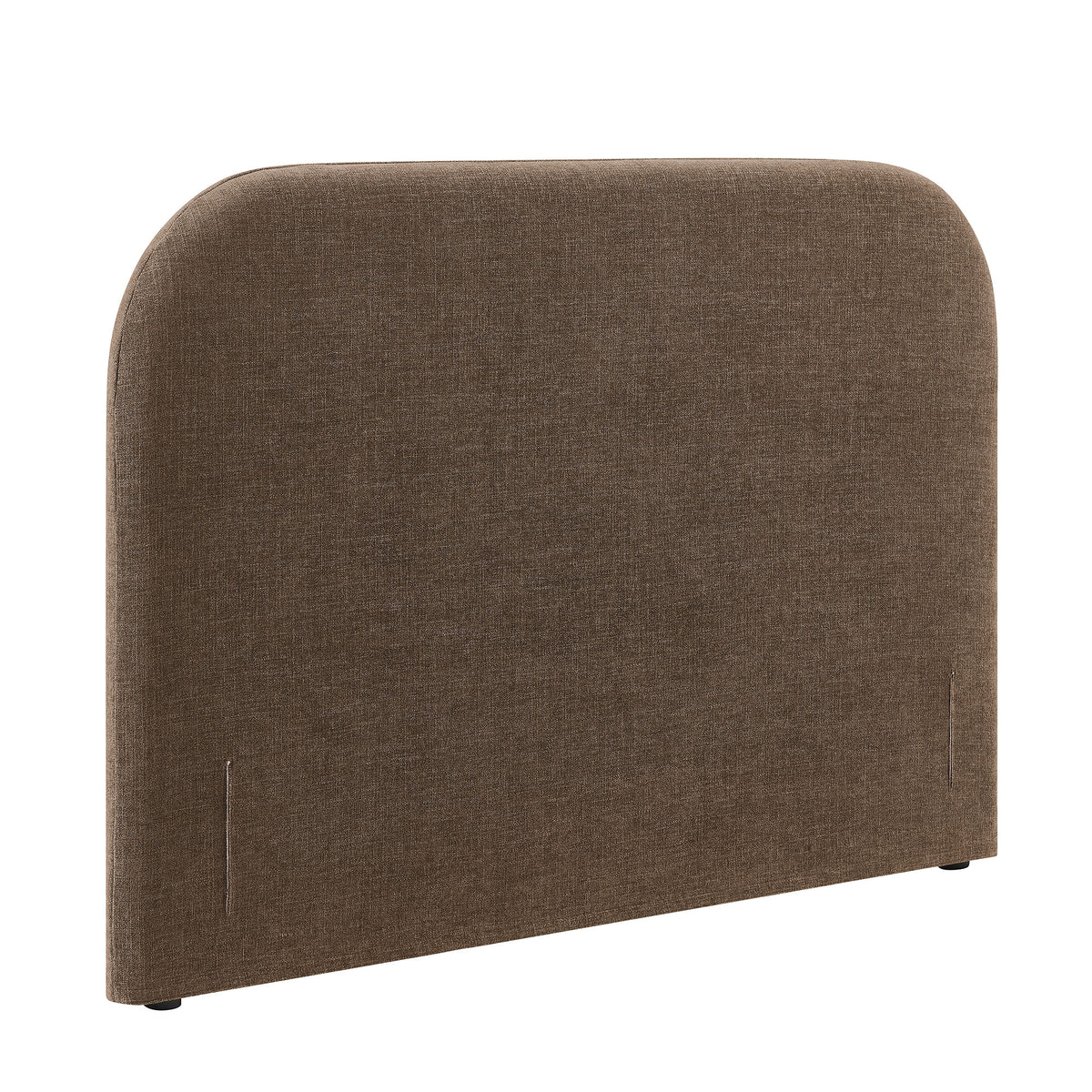 Keynote King Size Upholstered Fabric Headboard - Mocha