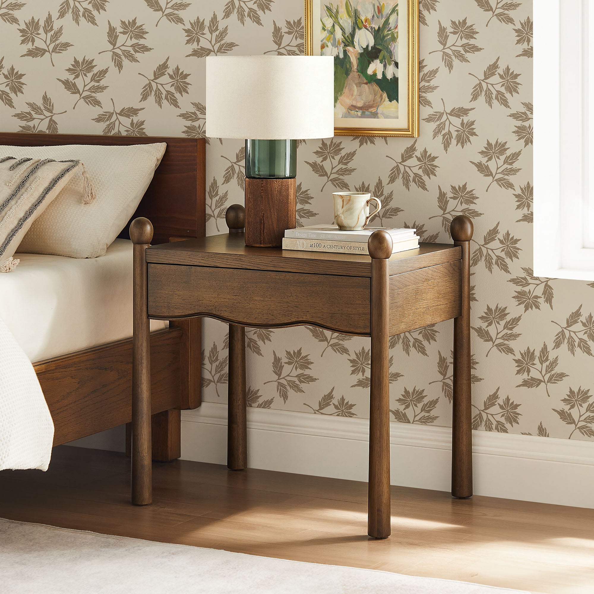 Darcy Wood Nightstand or Side Table by Modway