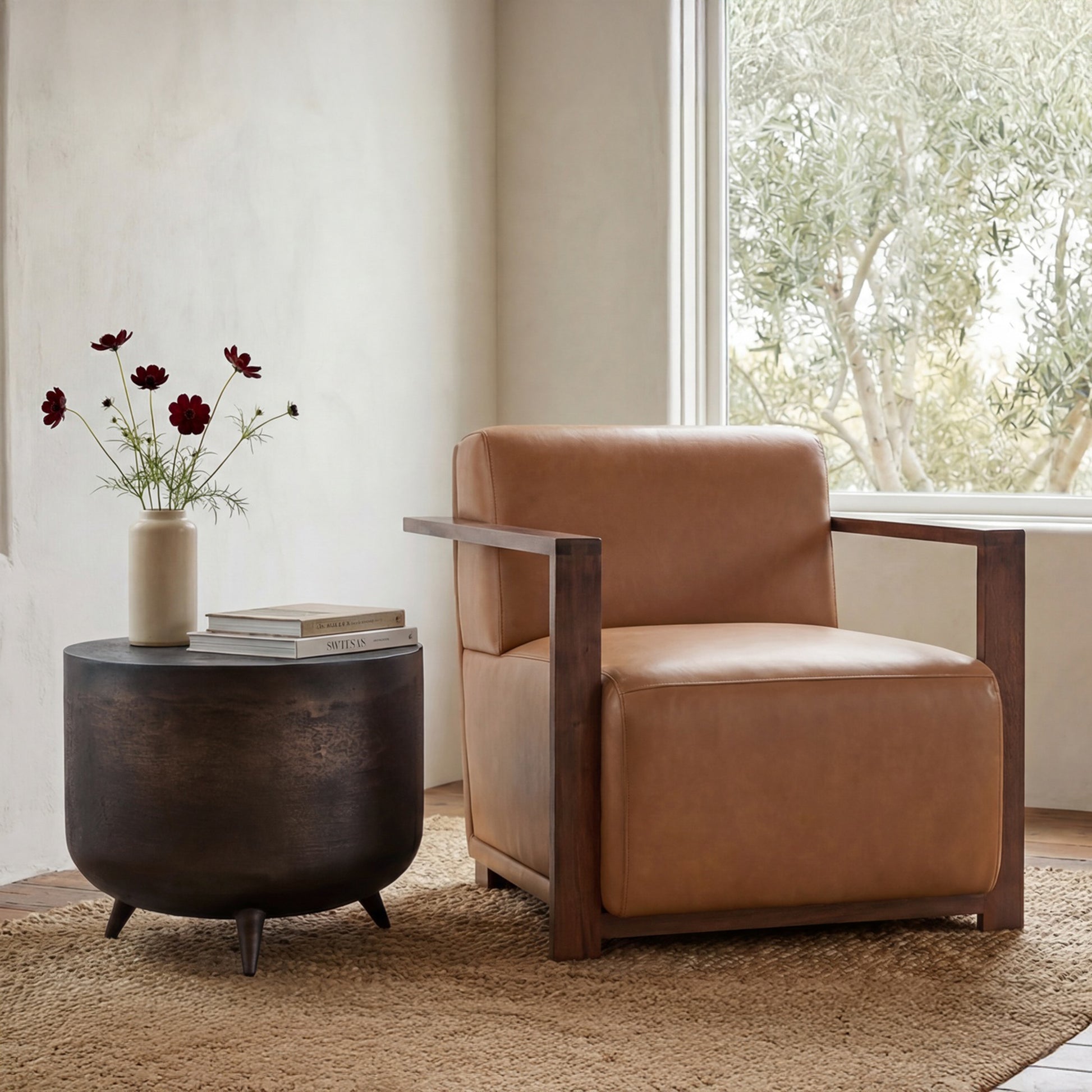 Barnes Accent Chair Tan by Moe's Home Collection - view 2