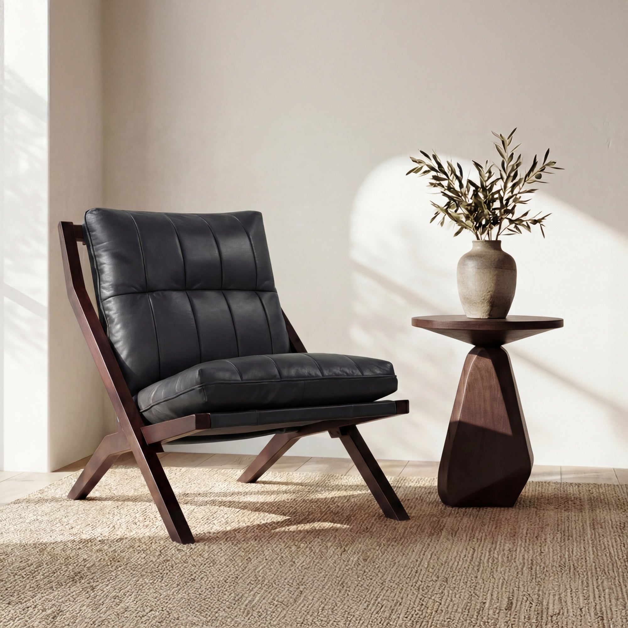 Preston Accent Chair Black by Moe's Home Collection - view 2