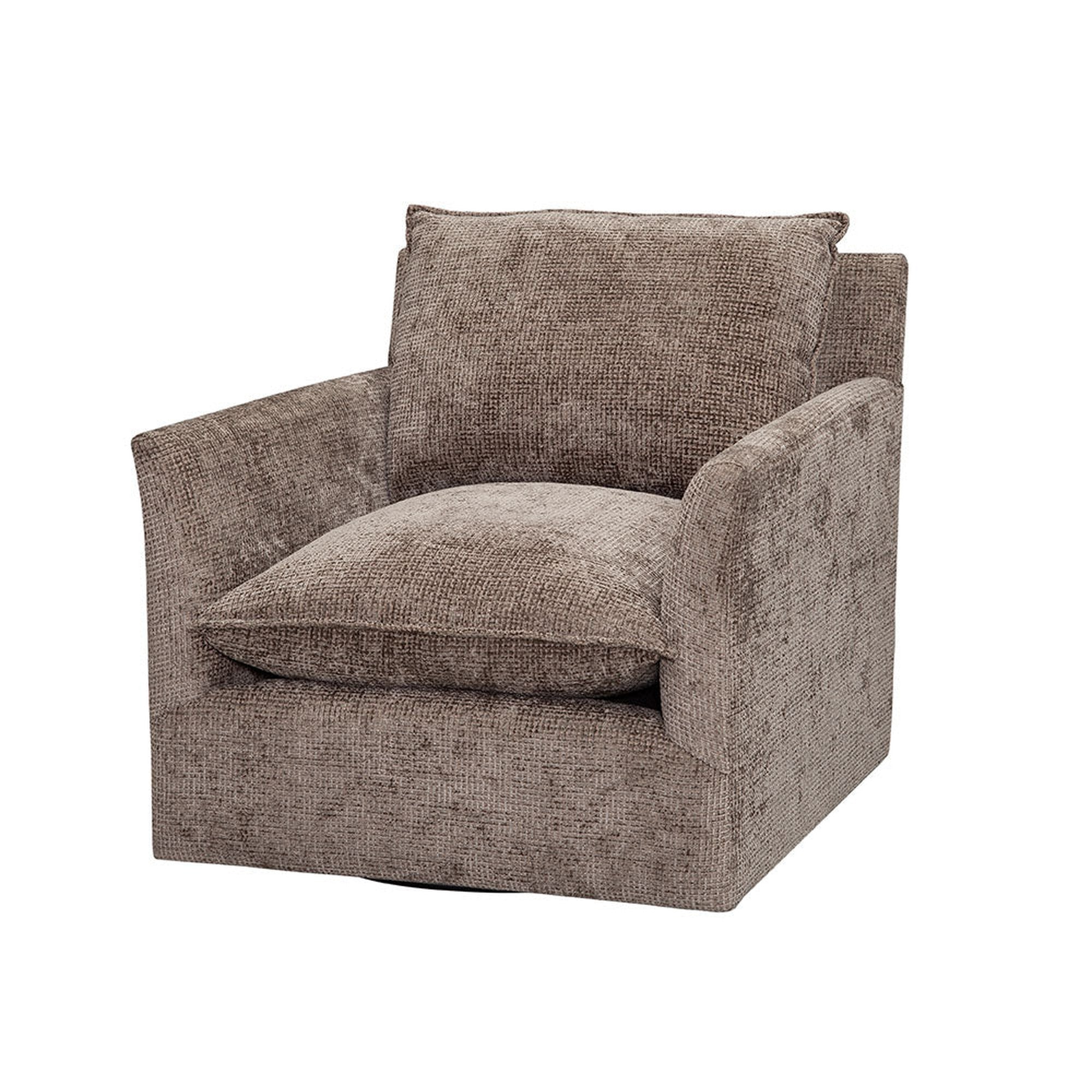 Mackey Swivel Chair in Spectacle Fawn
