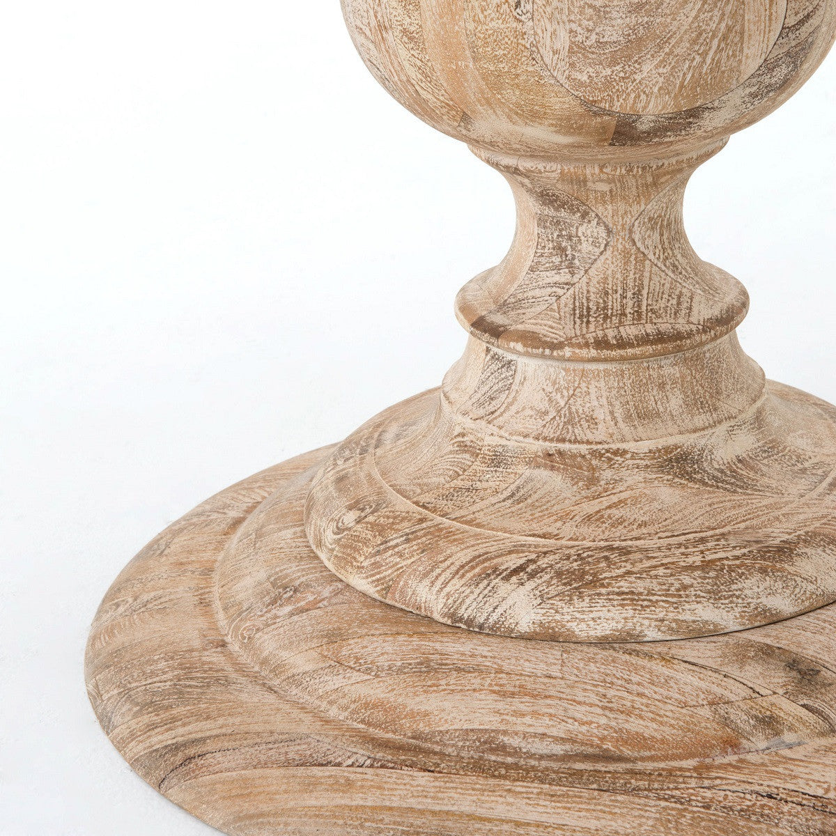 Solid Wood 48" Round Pedestal Dining Table