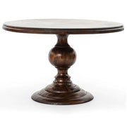 Solid Wood 48" Round Pedestal Dining Table
