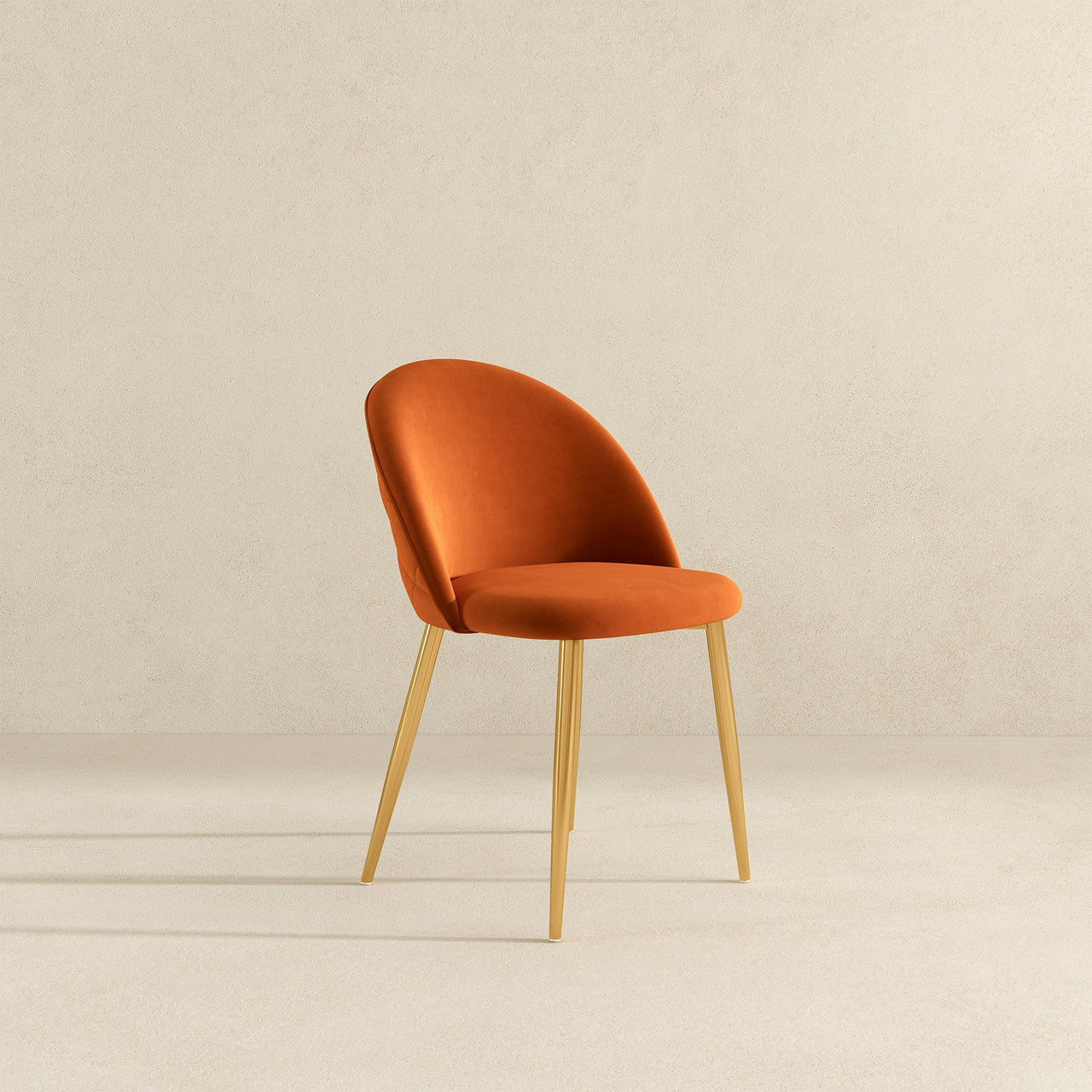 Marion Mid Century Modern Dining Chair (Set Of 2) - Orange