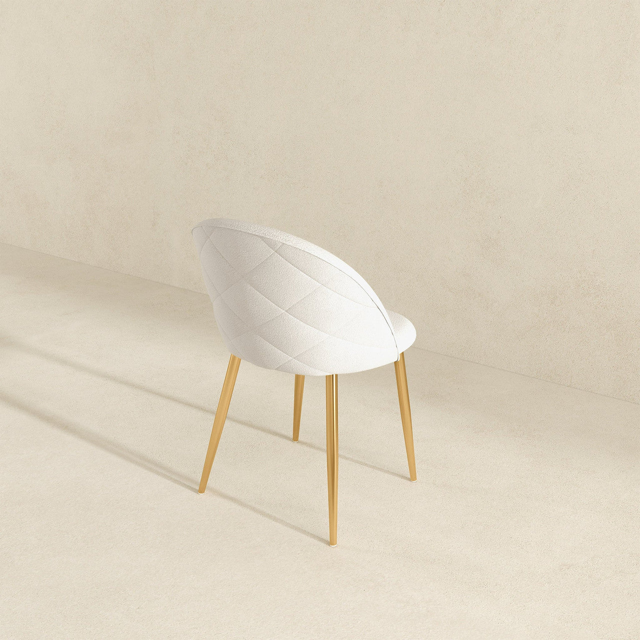 Marion Mid Century Modern Dining Chair (Set Of 2) - Cream