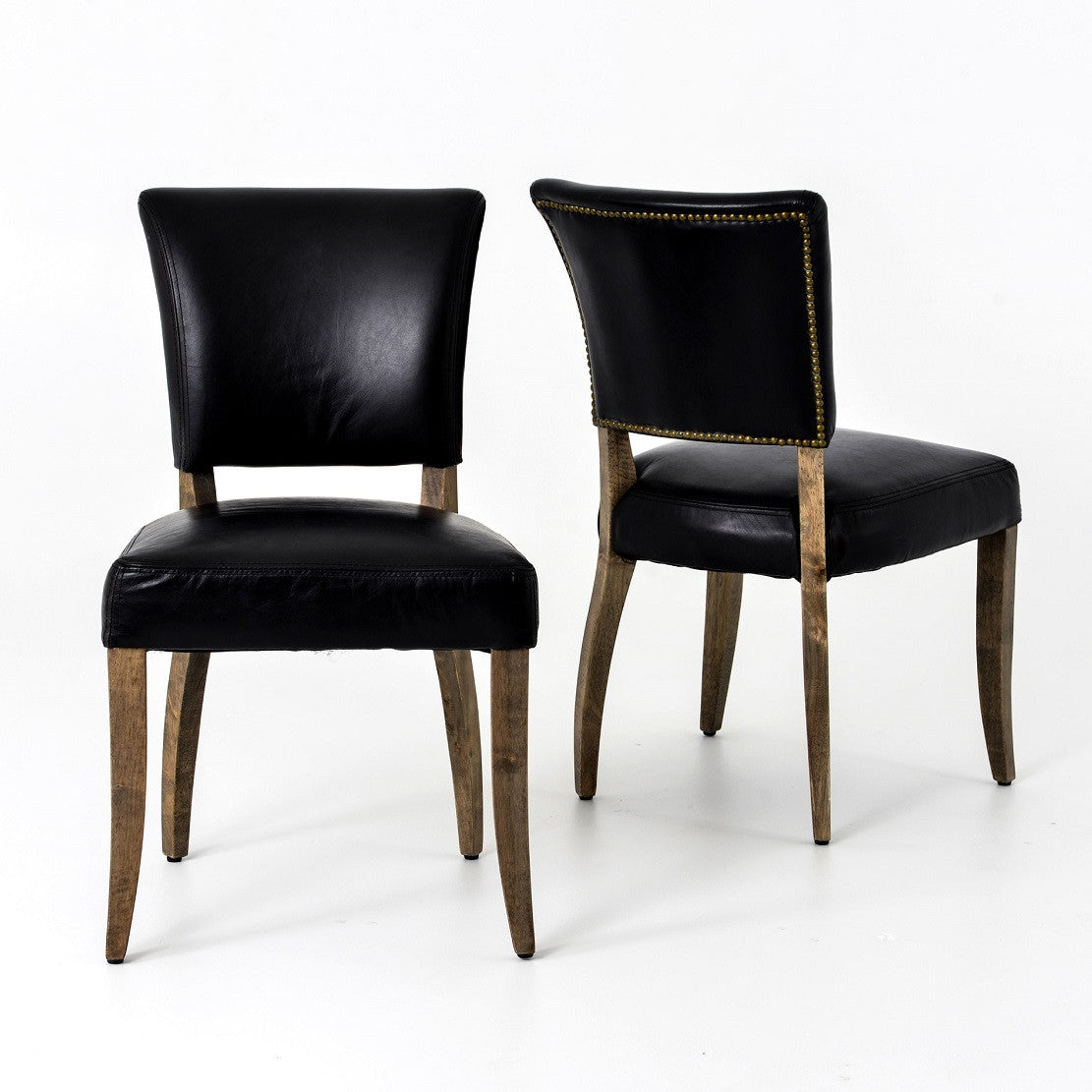 Carnegie Mimi Dining Chair-Old saddle Black Weathered Oak