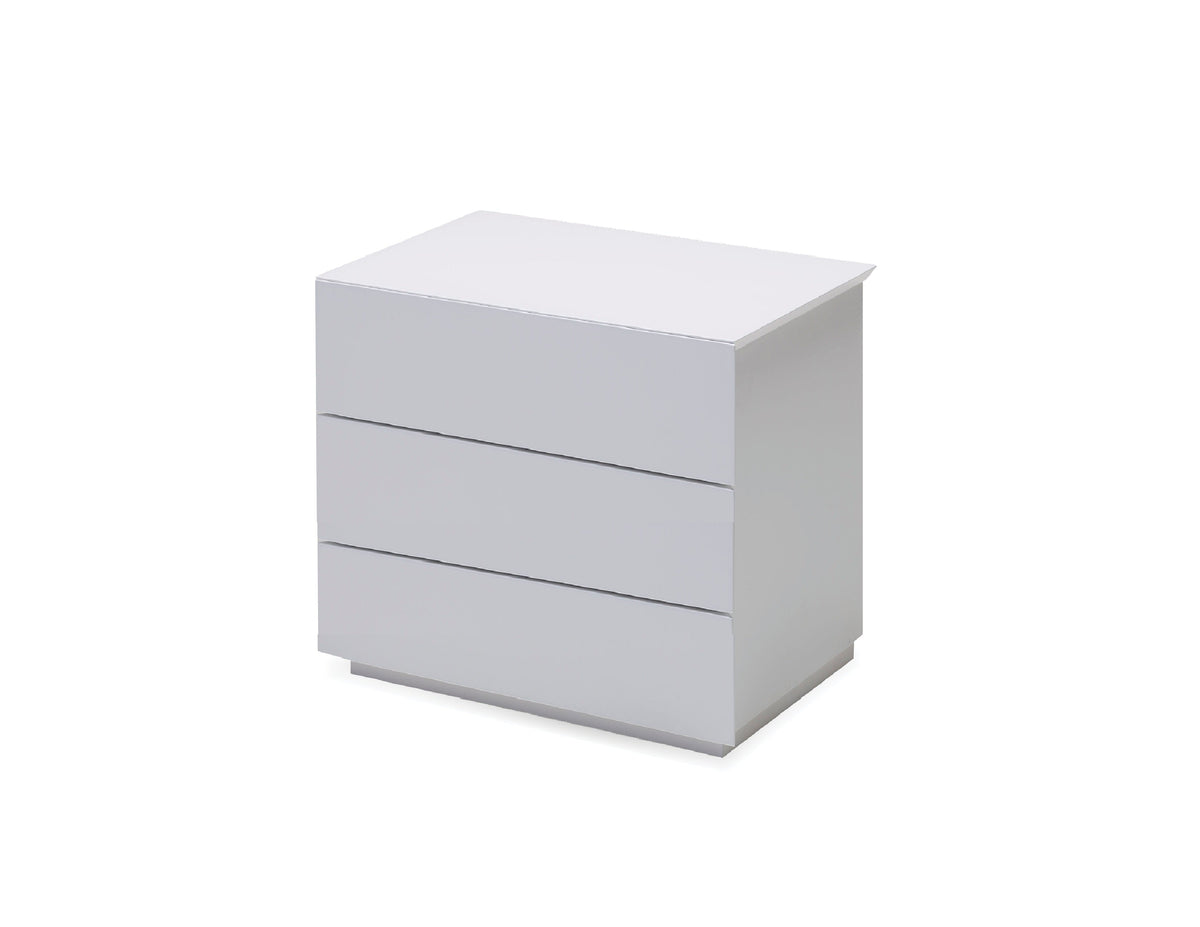 Vex SP 24-Inch White Matte 3-Drawer Night Table by Mobital - exact variant image 1