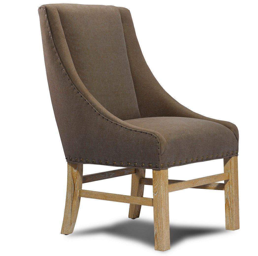 Nailhead Trestle Upholstered Dining Chair