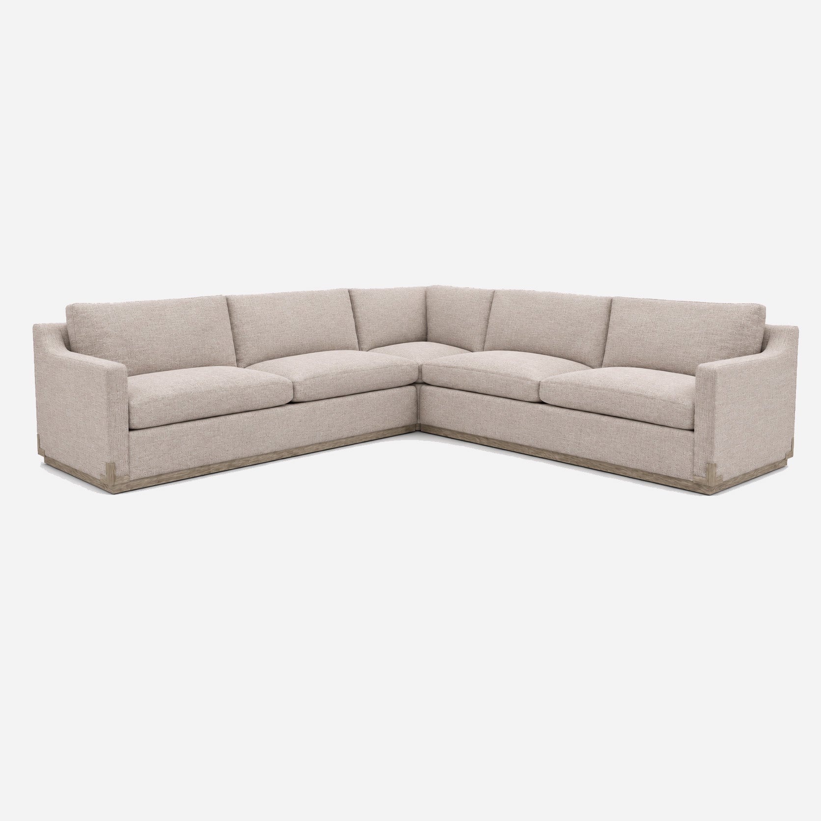 Nall Sectional in Friday Linen (Performance Fabric)