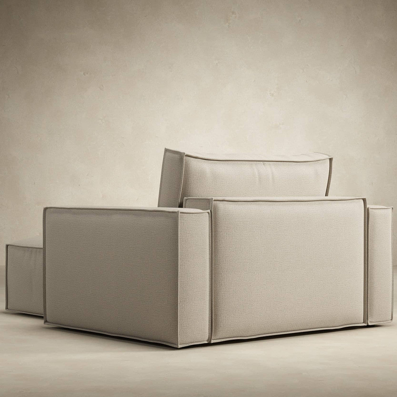 Newilla Lounger Chaise Chair with Wide Arms