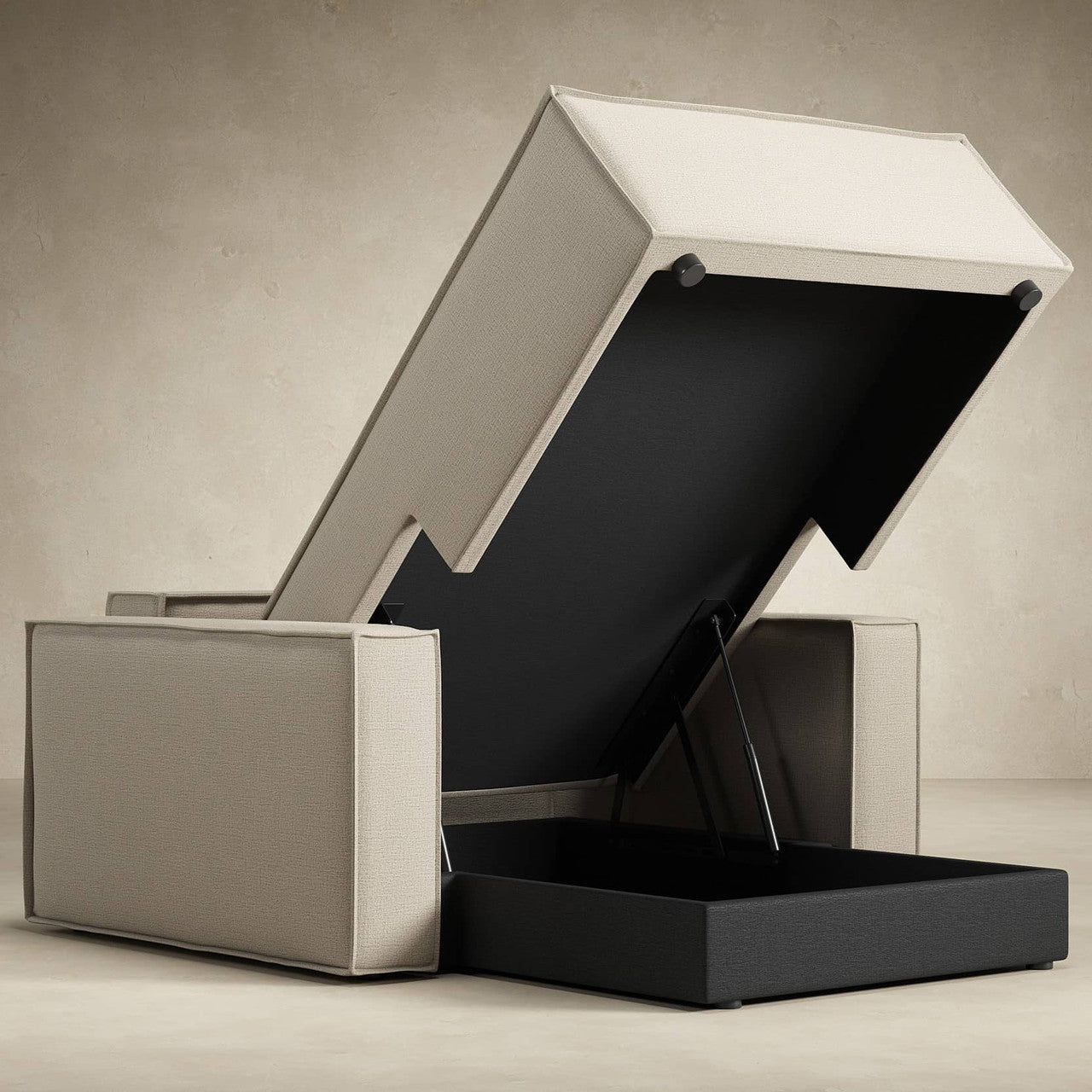 Newilla Lounger Chaise Chair with Wide Arms