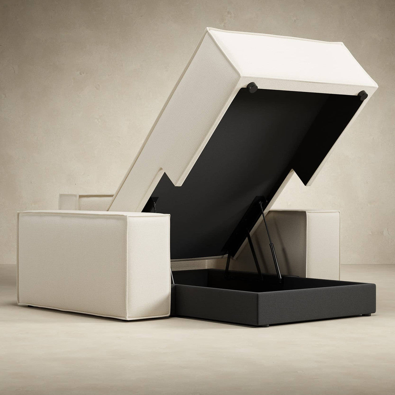 Newilla Lounger Chaise Chair with Wide Arms