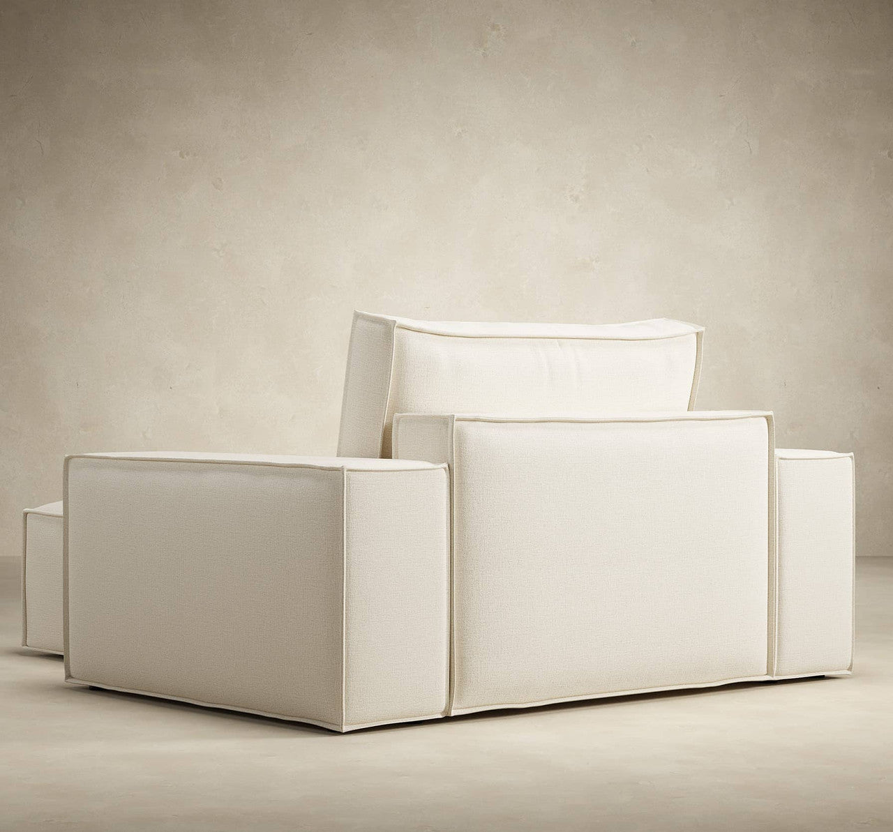 Newilla Lounger Chaise Chair with Wide Arms