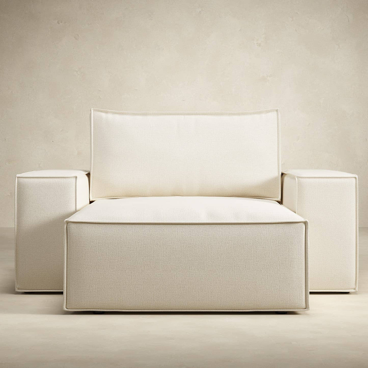 Newilla Lounger Chaise Chair with Wide Arms