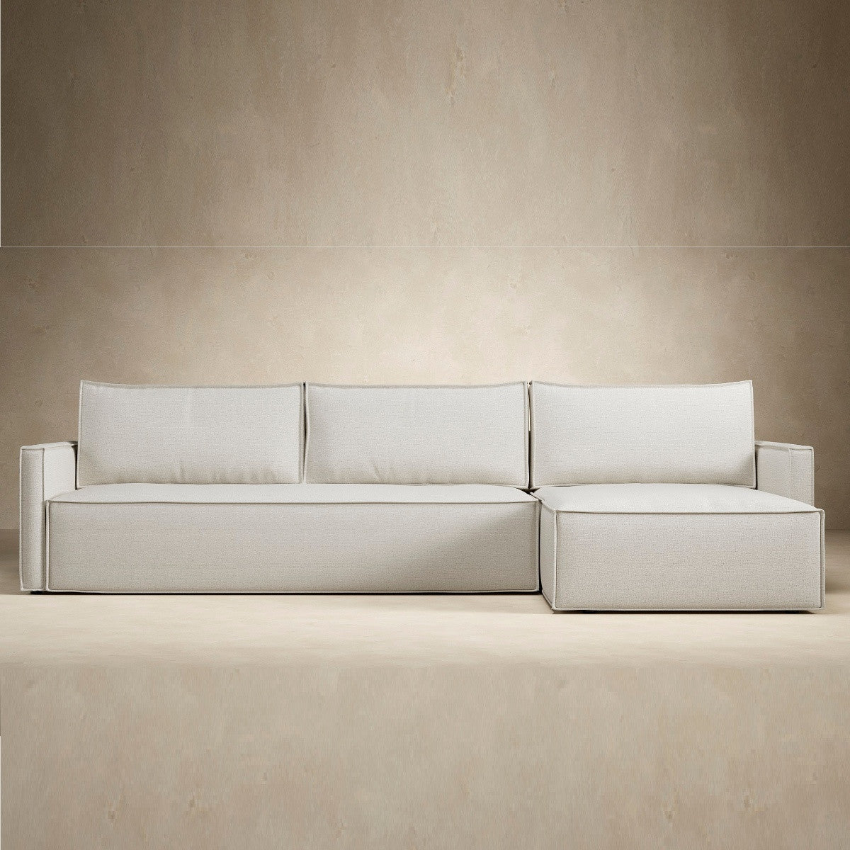 Newilla Storage Sofa Bed Lounger with Slim Arms