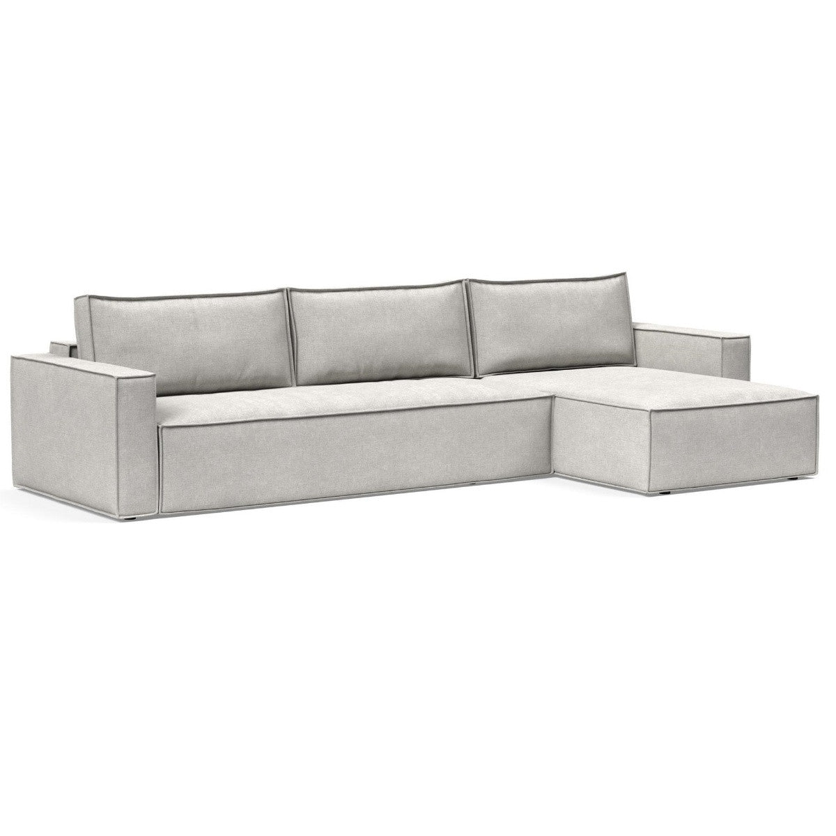 Newilla Storage Sleeper Sofa Bed with Lounger & Standard Arms
