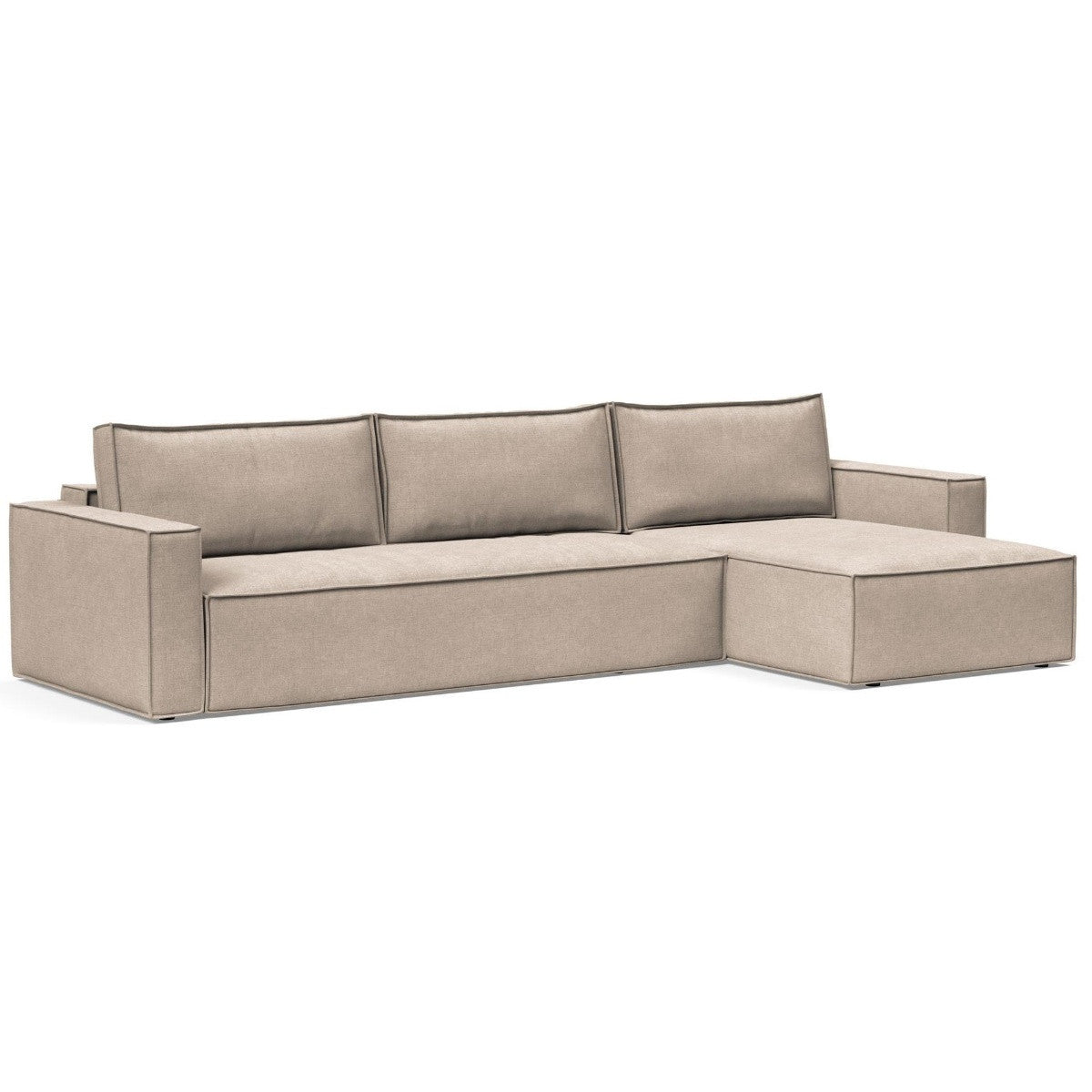 Newilla Storage Sleeper Sofa Bed with Lounger & Standard Arms