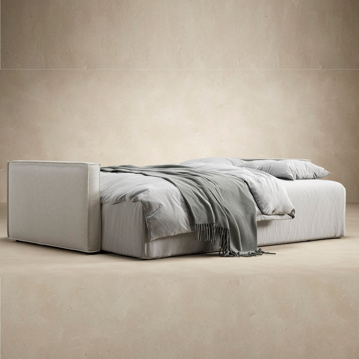 Newilla Storage Sleeper Sofa Bed with Slim Arms