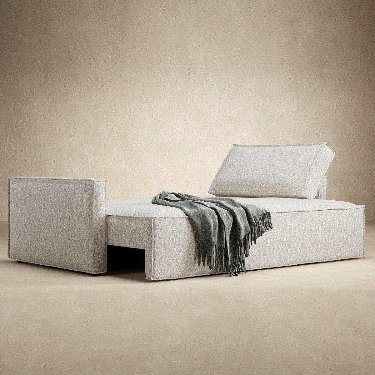 Newilla Storage Sleeper Sofa Bed with Slim Arms