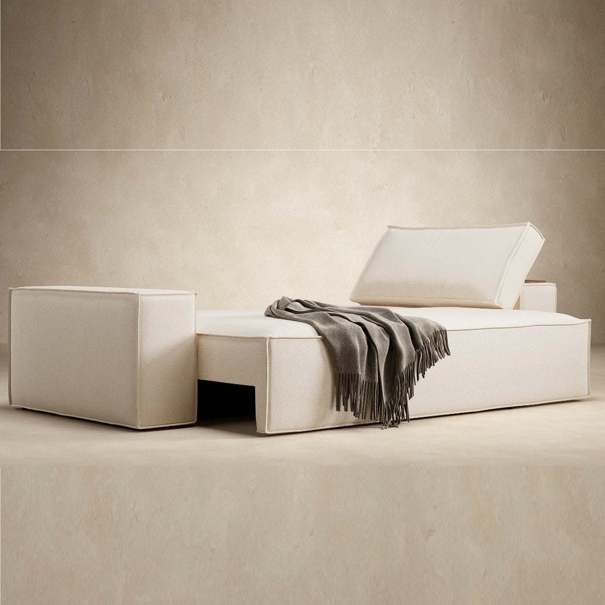 Newilla Storage Sleeper Sofa Bed with Wide Arms