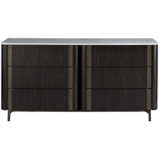 Nina Magon Bronze 6 Drawer Dresser