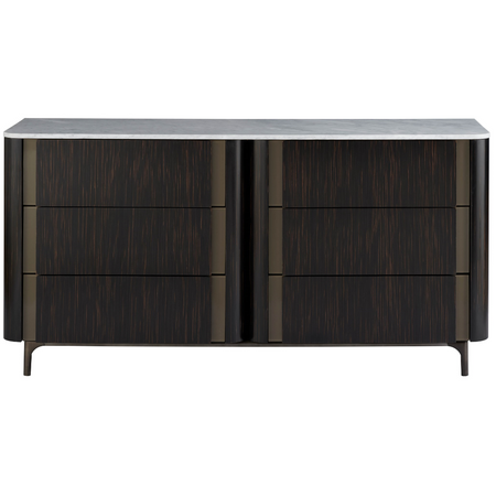 Nina Magon Bronze 6 Drawer Dresser