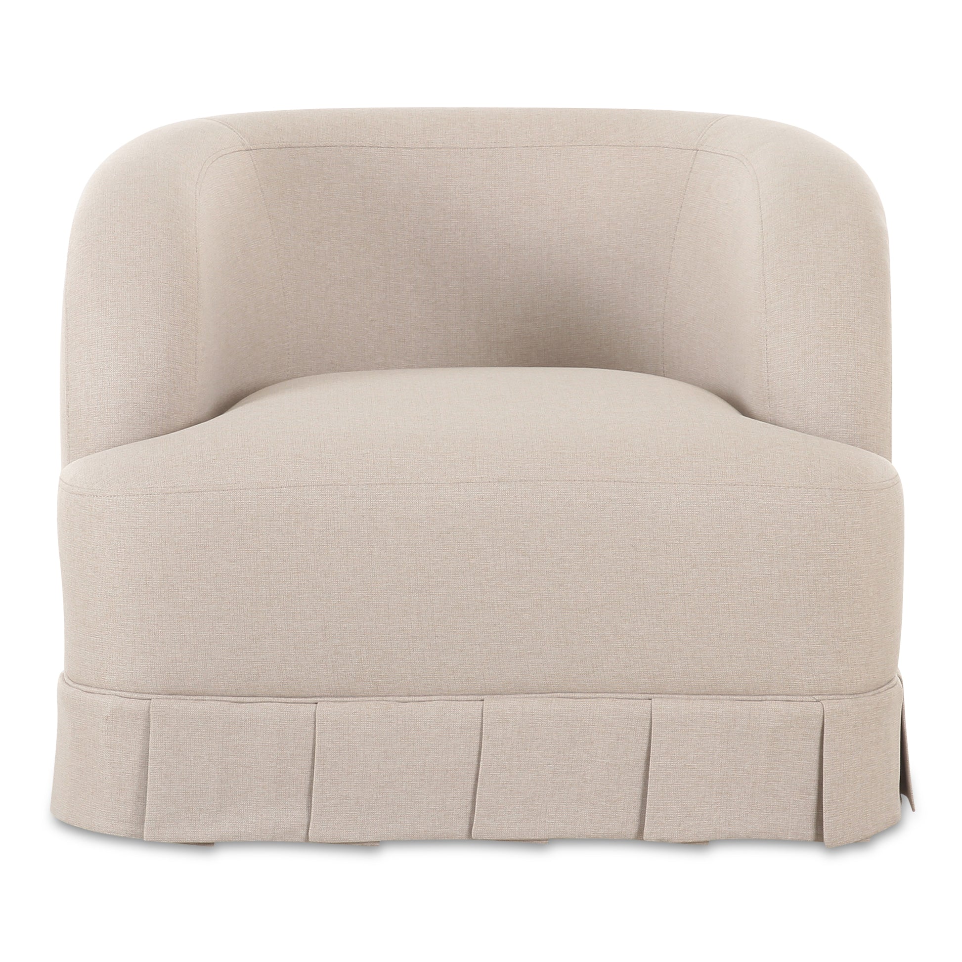 Maren Swivel Chair Beige by Moe's Home Collection