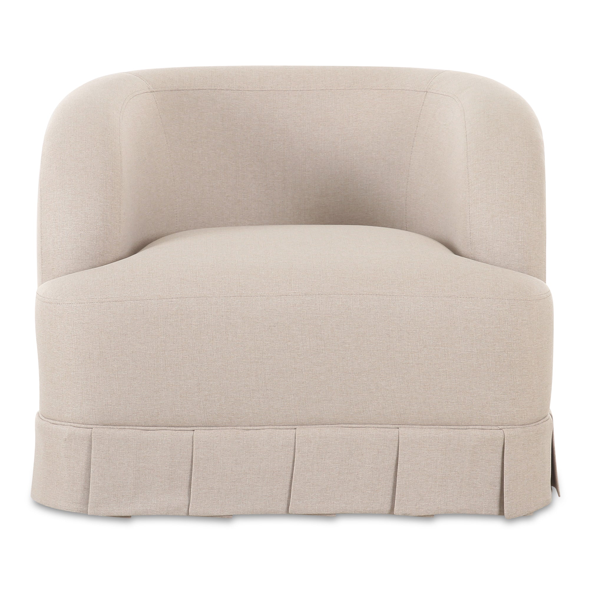 Maren Swivel Chair Beige by Moe's Home Collection