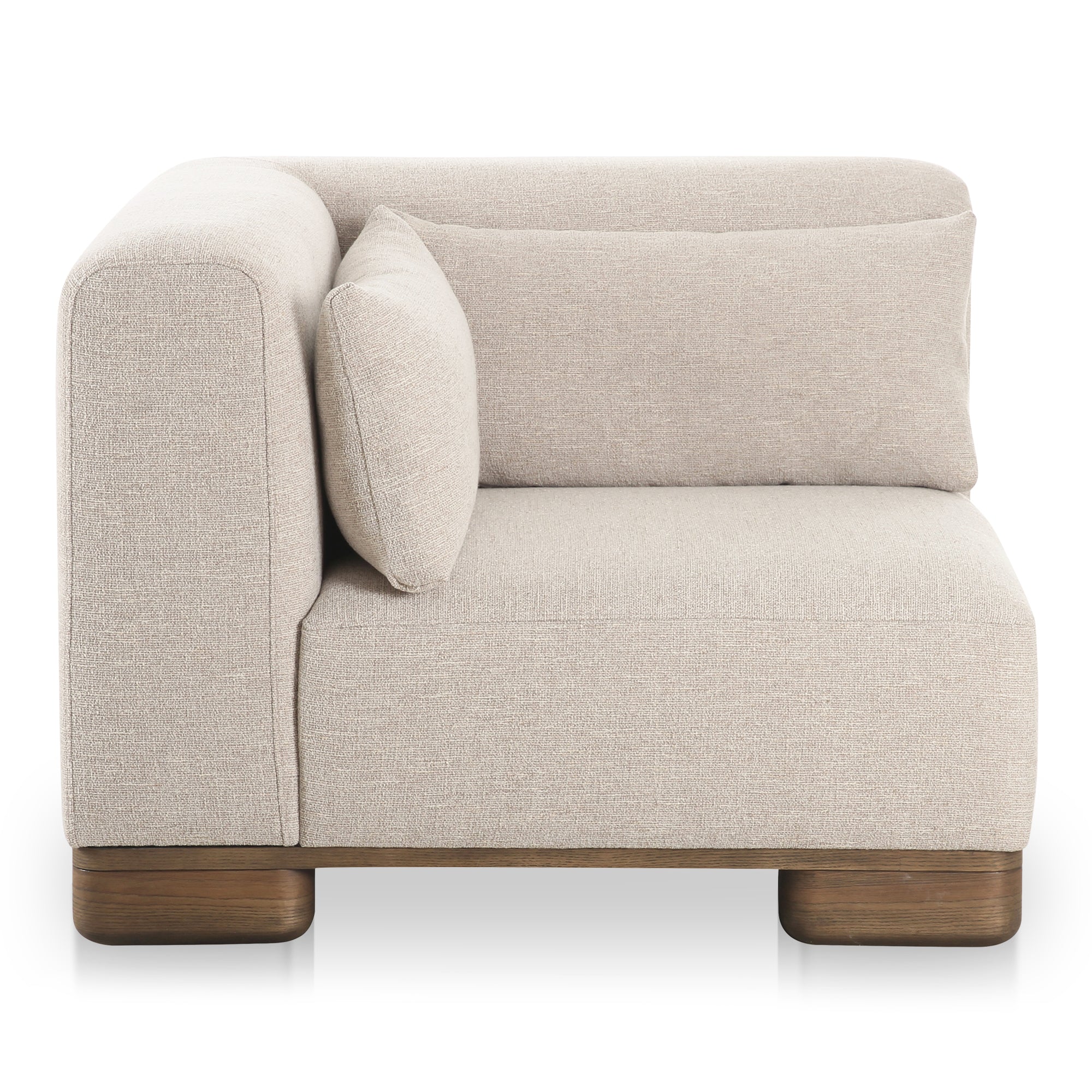 June Corner Chair Oatmeal by Moe's Home Collection