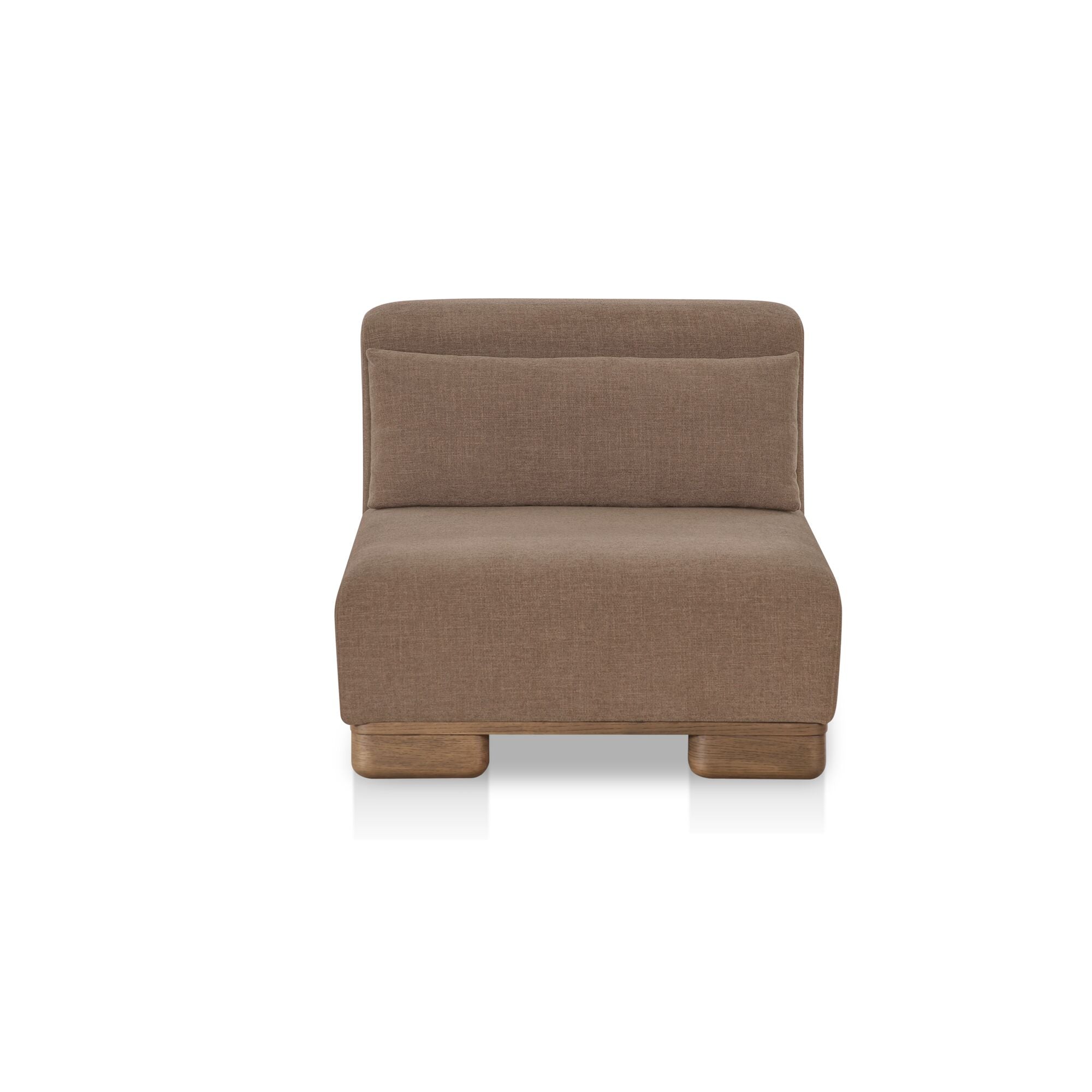 June Slipper Chair Dark Brown by Moe's Home Collection