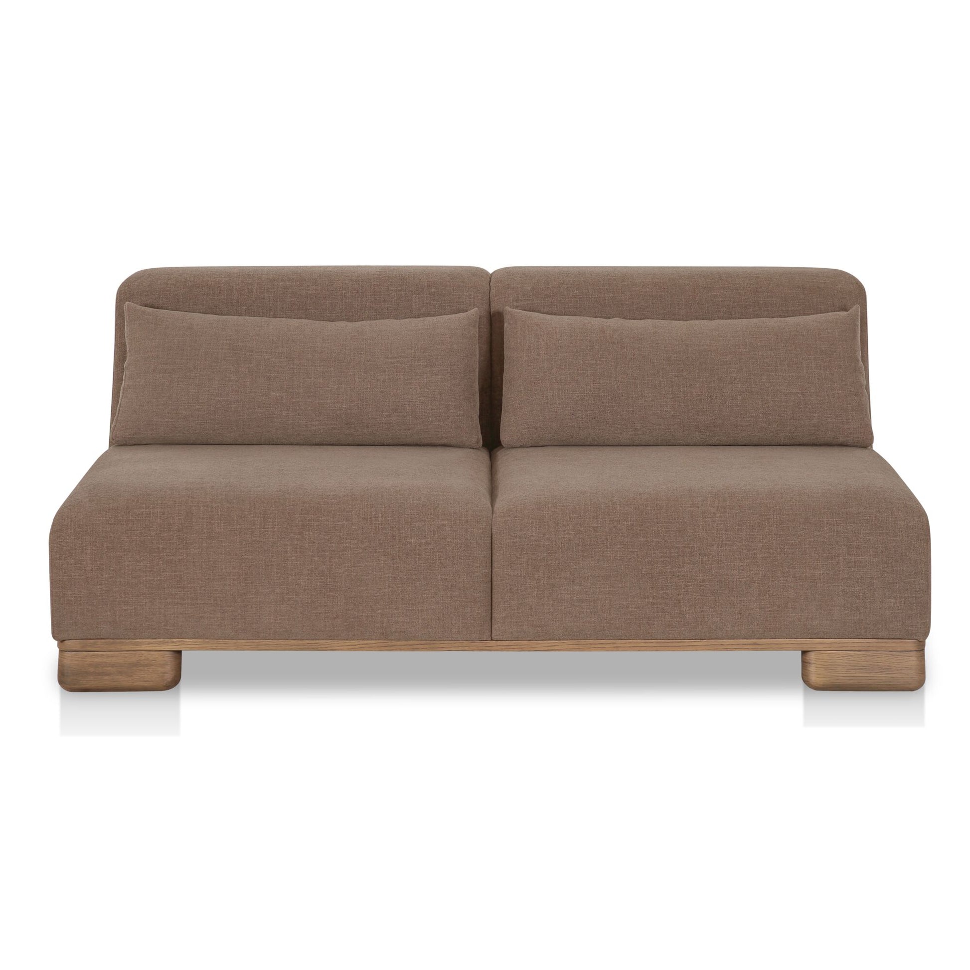 June Sofa Dark Brown by Moe's Home Collection