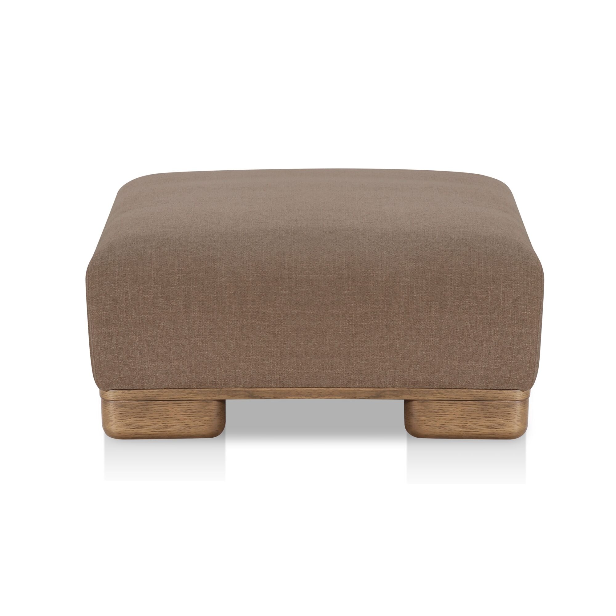 June Ottoman Dark Brown by Moe's Home Collection