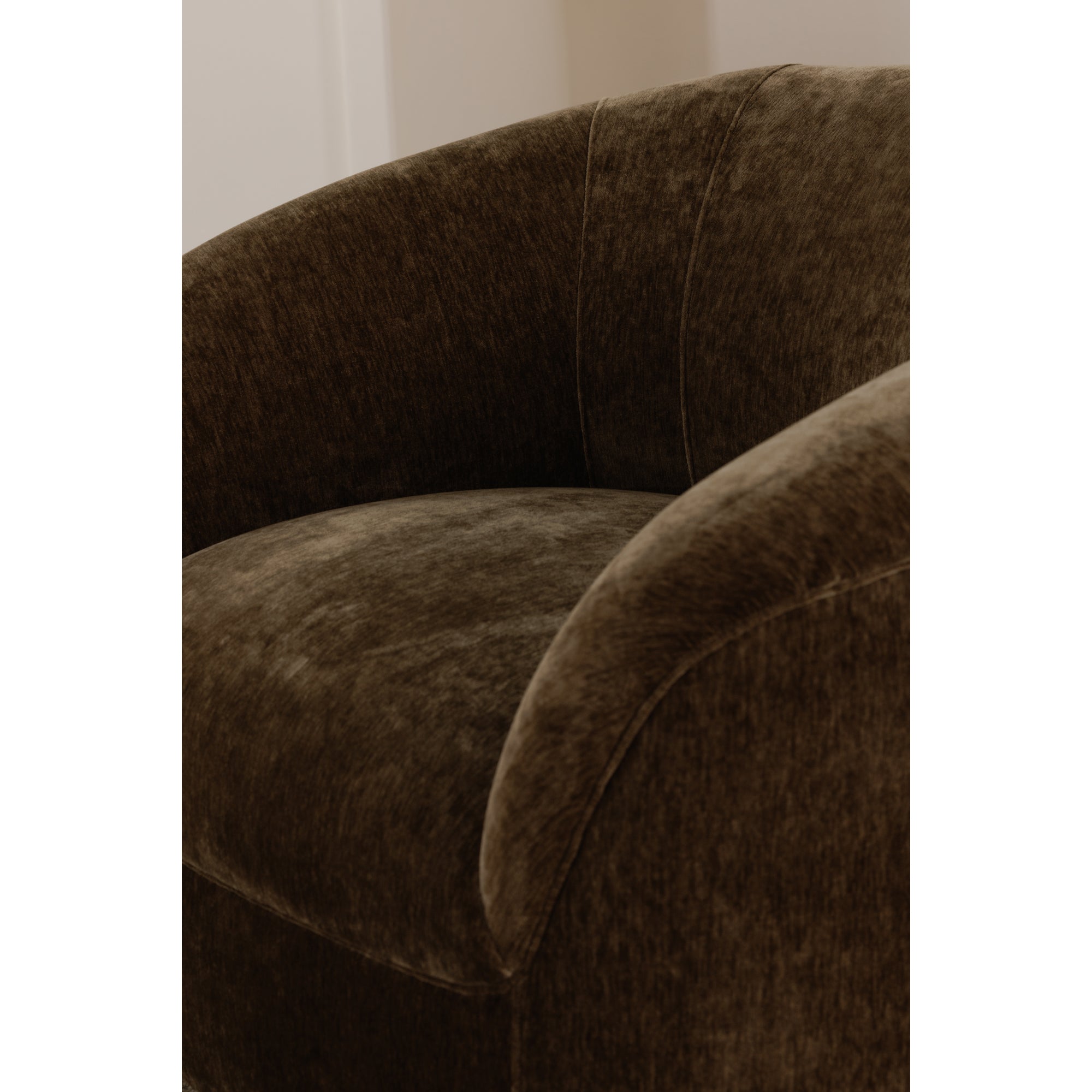 Thora Lounge Chair Dark Green by Moe's Home Collection - view 3
