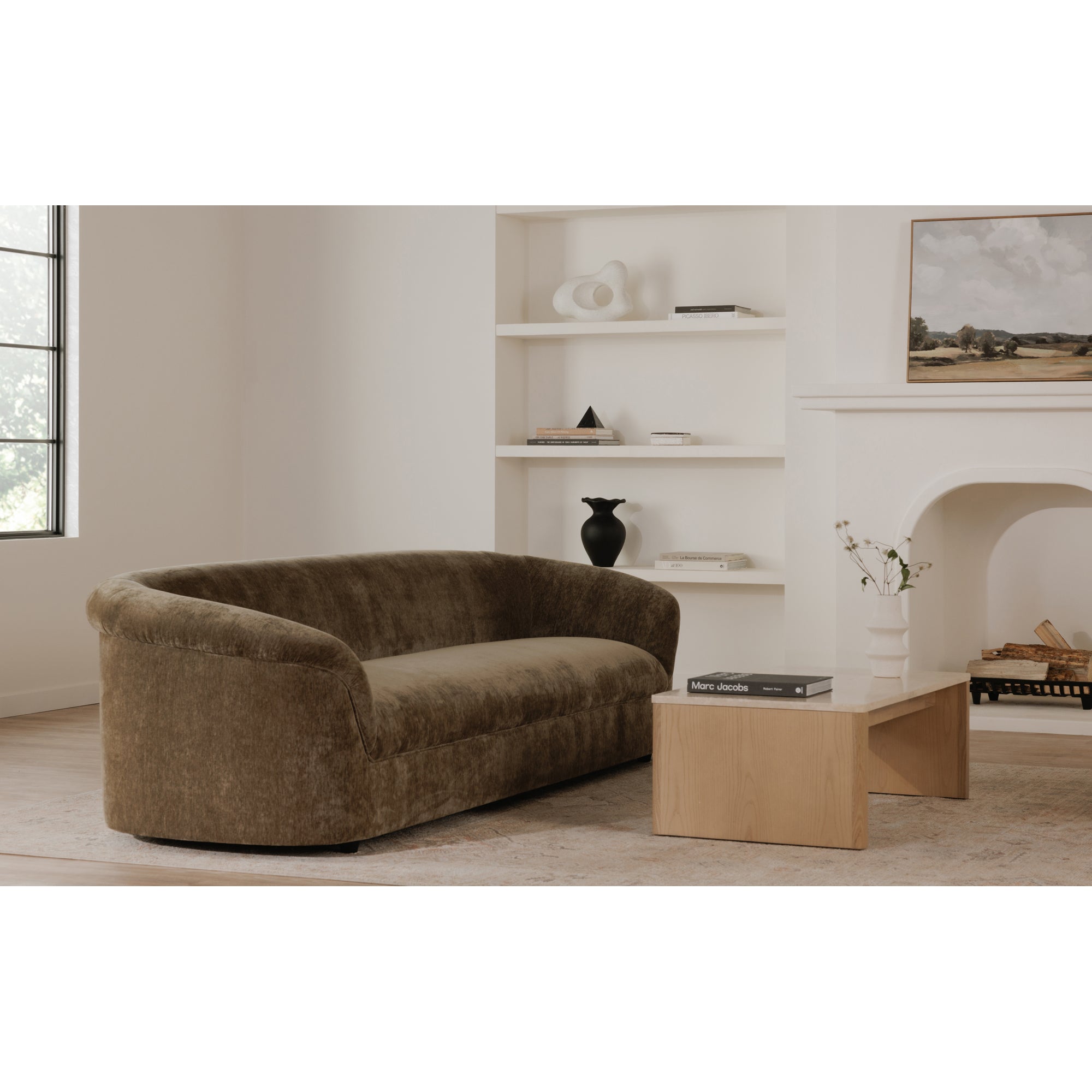 Thora Sofa Dark Green by Moe's Home Collection - view 2