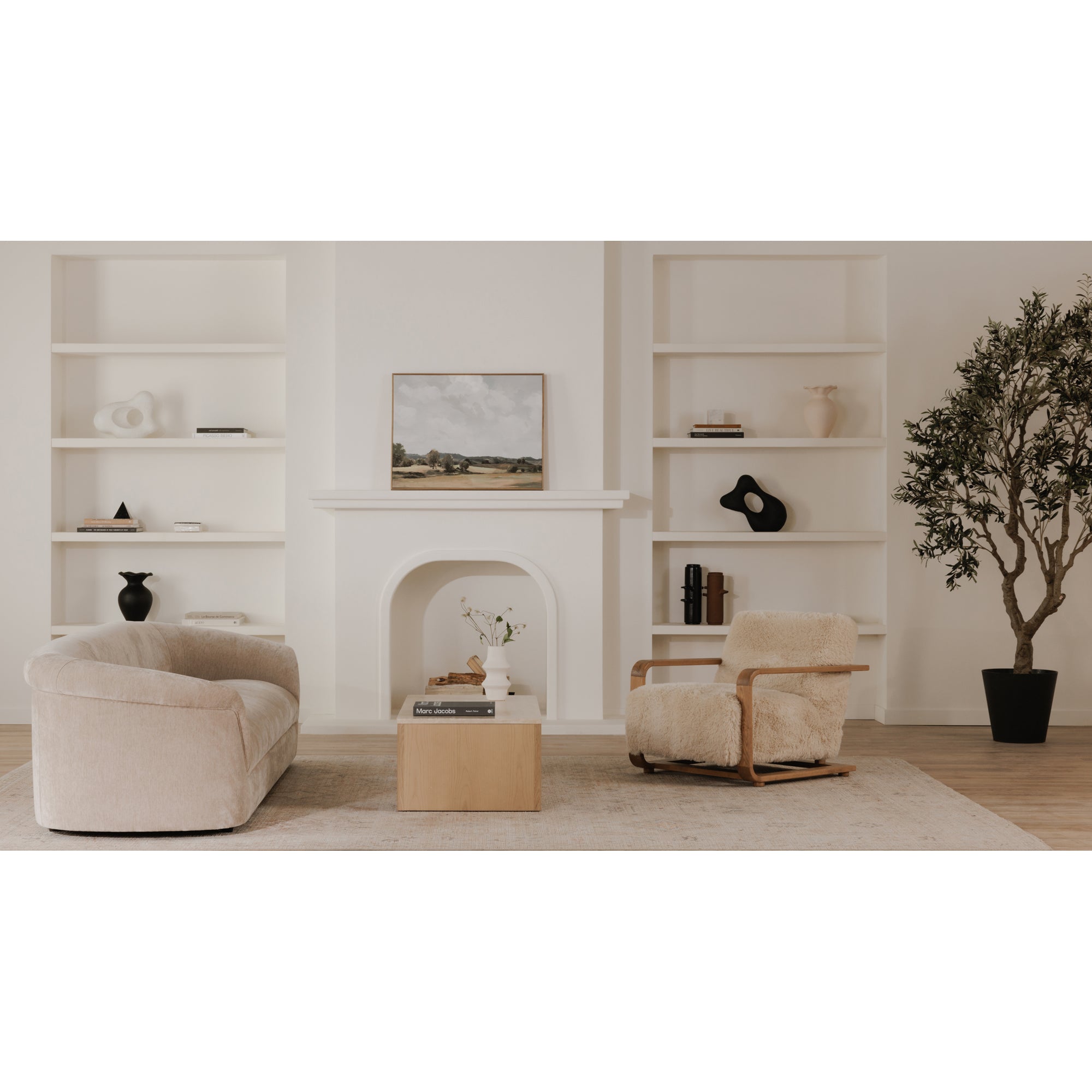 Thora Sofa Beige by Moe's Home Collection - view 3