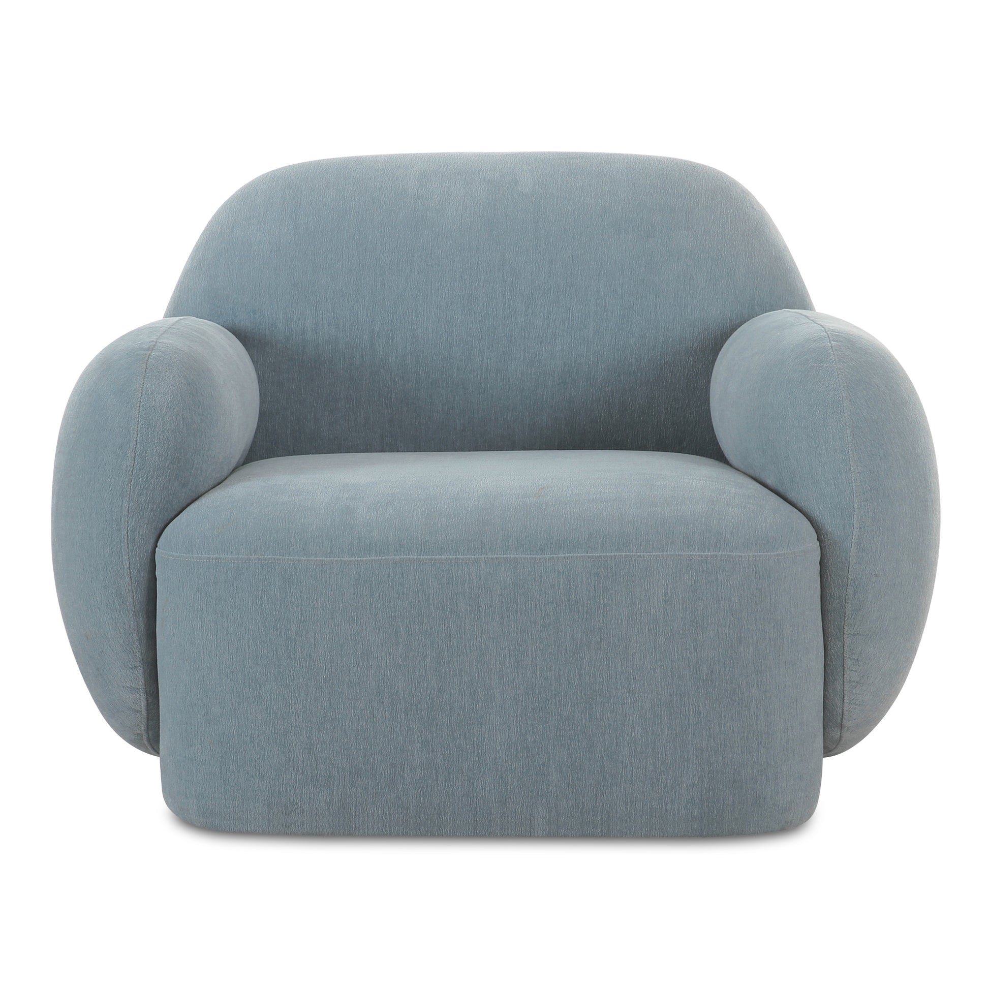 Hazel Lounge Chair Light Blue by Moe's Home Collection